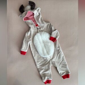 CAT & JACK Reindeer Baby Onesie - 0-3 months